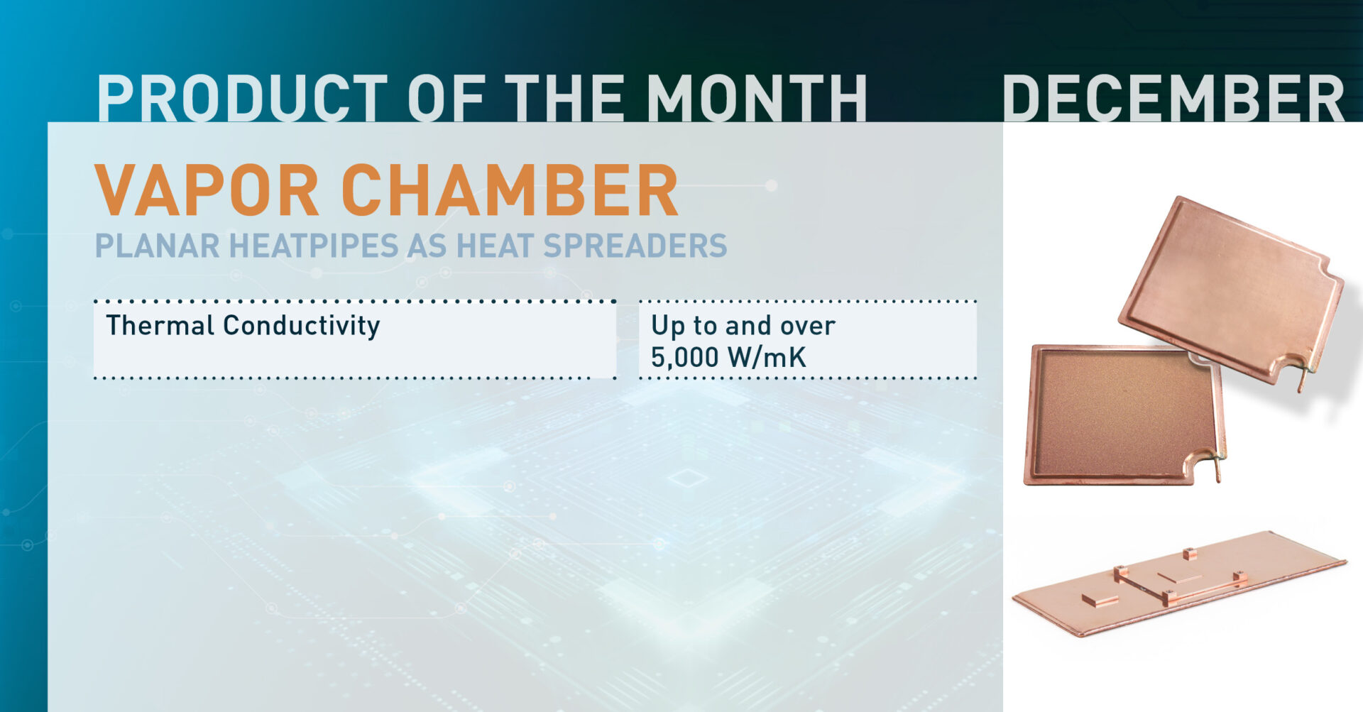 Dampfkammere als Wärmeleiter vorgestellt