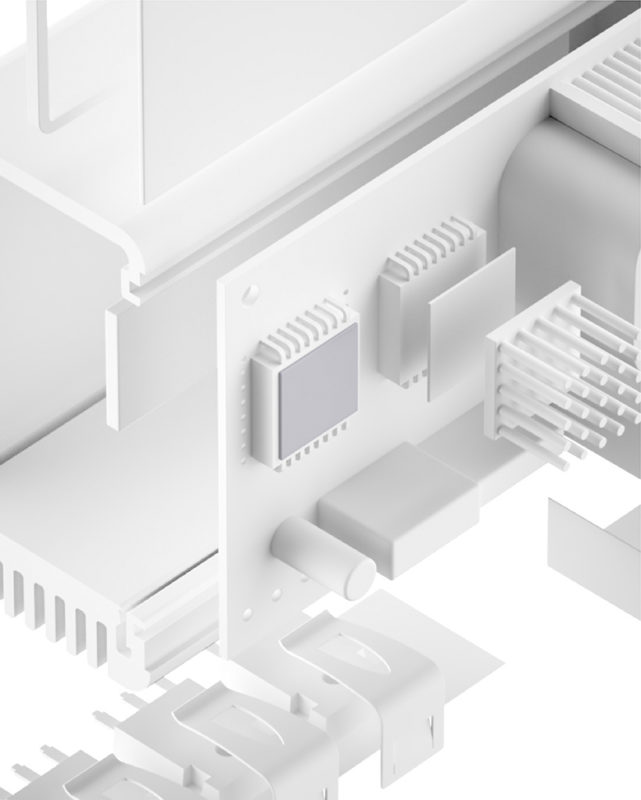 TAT-M-SI – Weißes, keramisch gefülltes Silikon‑PSA‑Klebeband für thermische Elektronikverbindung mit hoher Haftkraft.