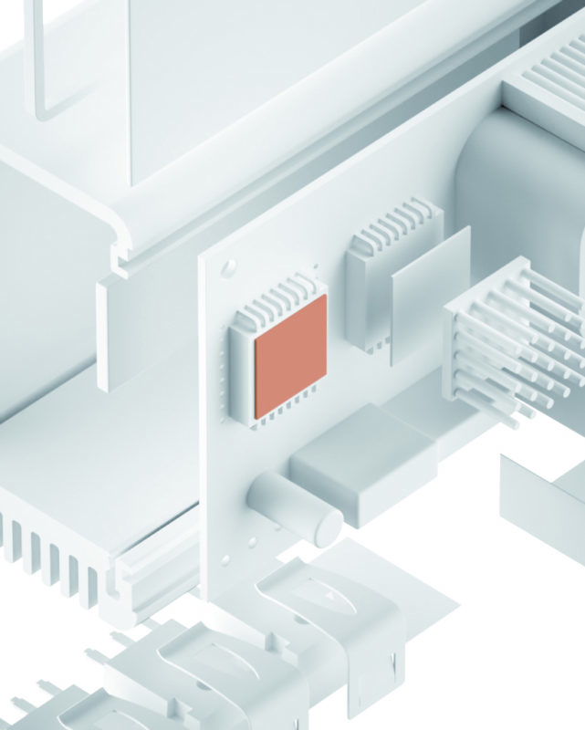 TPC-P-KA – Thermisch leitfähiger, silikonfreier Kapton® MT Film mit beidseitiger Phase‑Change‑Beschichtung zur Wärmeübertragung.